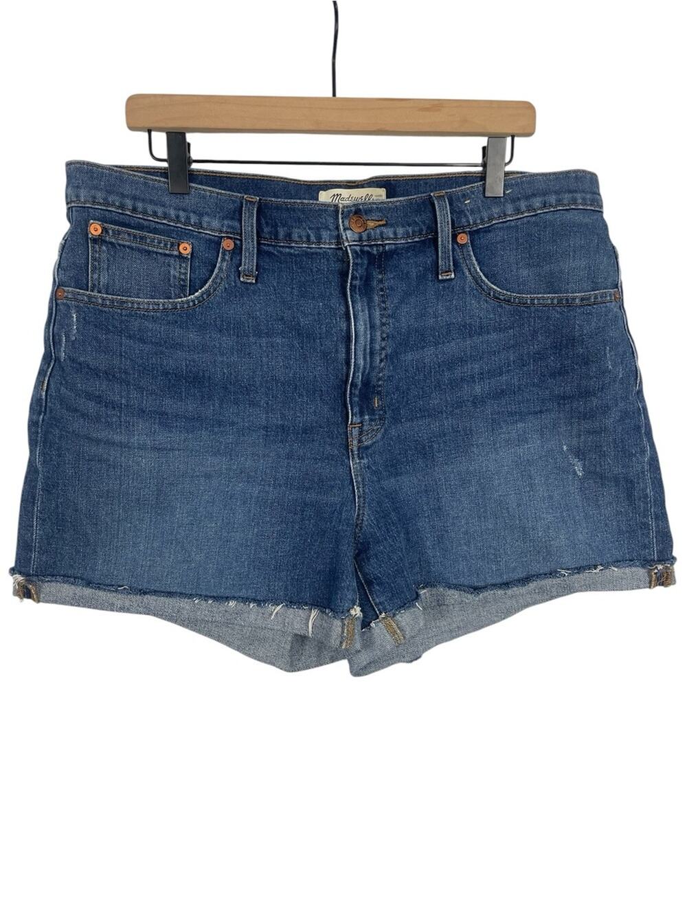 Madewell Jean Shorts High Rise Denim Shorts Size 32